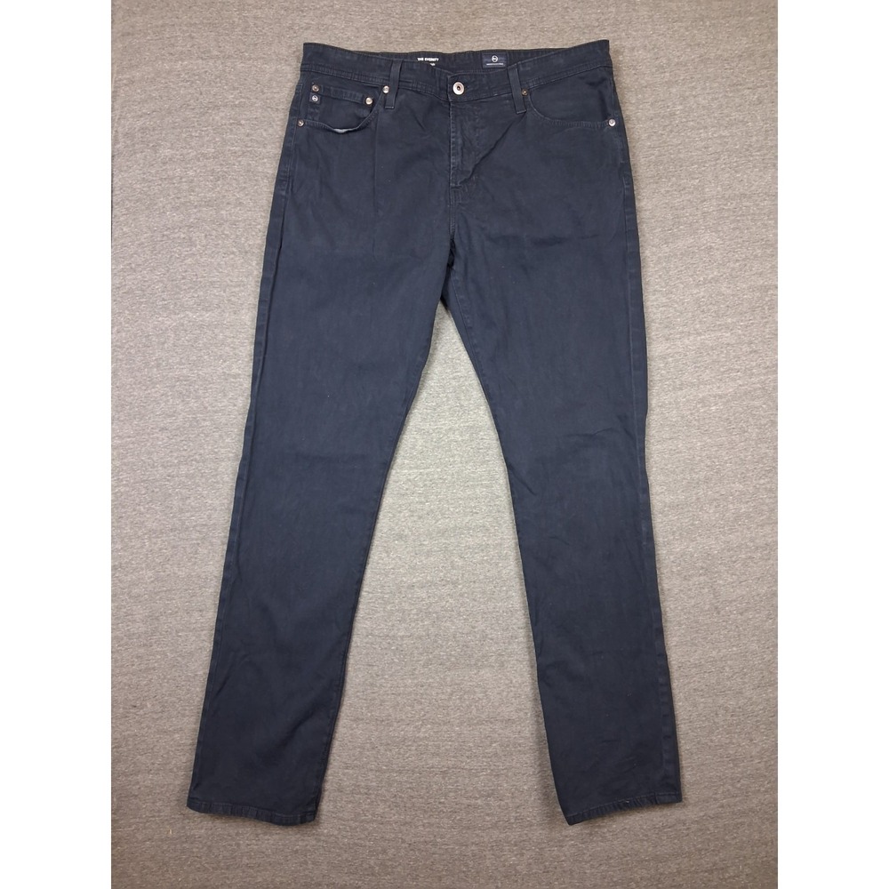 Adriano Goldschmied Mens Pants 36x34 Dark Blue Chino Pant Dark Academia Preppy
